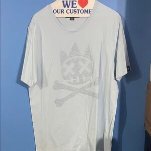 Cult of Individuality Light Blue Skull Graphic Tee